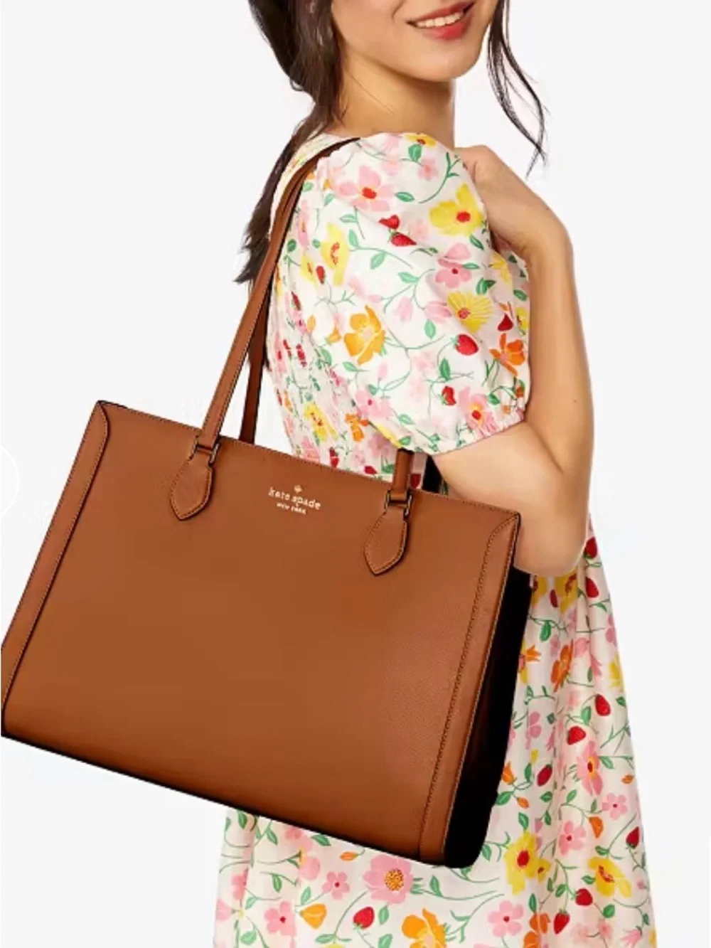 Kate Spade (NWT) Madison Saffiano East West Leather Large Laptop Tote
